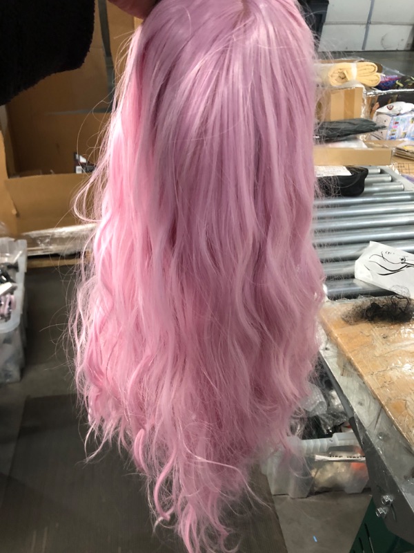 Photo 3 of DWMGLP 24 Women LONG PINK PURPLE Wig 