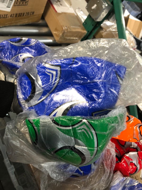 Photo 1 of 2 Pcs Soccer Balls Operation GREEN AND BLUE 