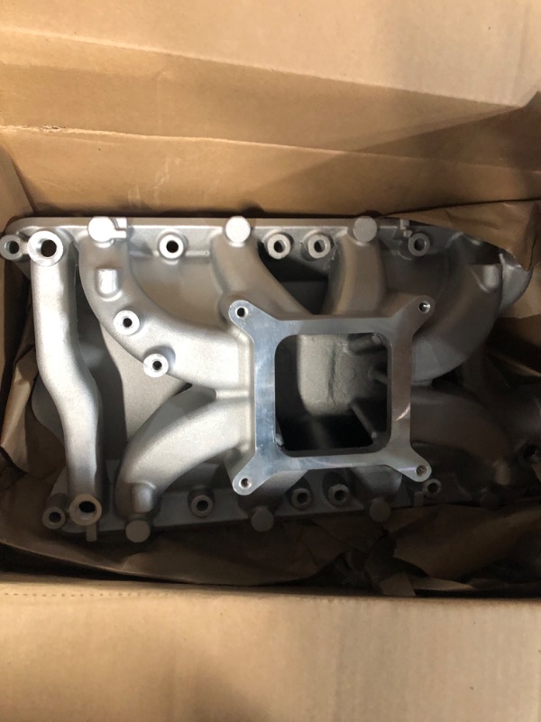 Photo 4 of Aluminum Air Gap Single Plane performance Intake Manifold SBF for Small Block F-ord 351W Windsor V8 3500-8000RPM,DM-3316