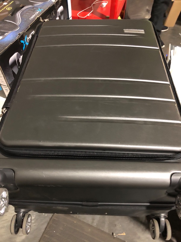 Photo 2 of * used * minor damage * 
LUGGEX Black Luggage  26 Inch Checked Suitcase 