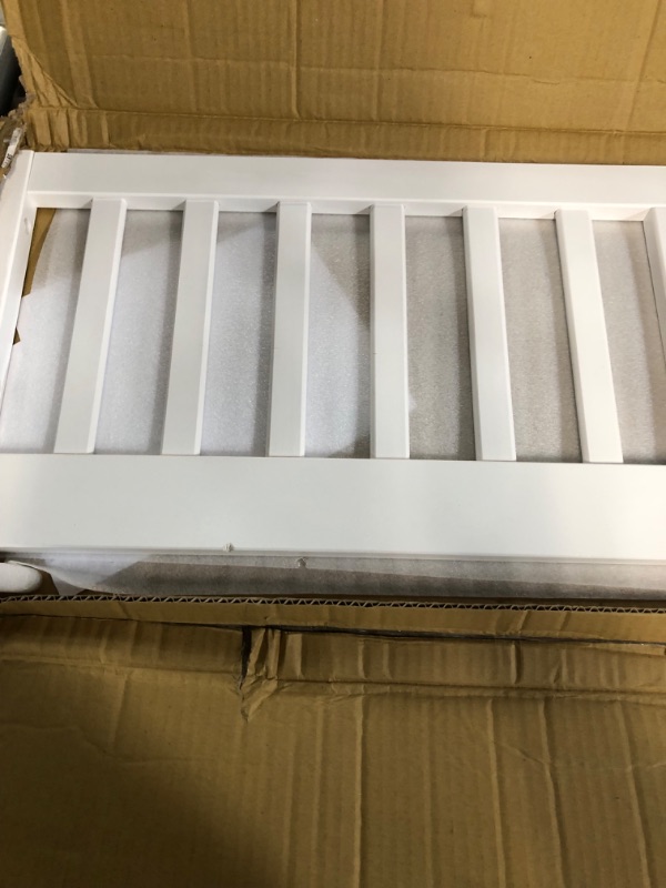 Photo 2 of DaVinci Toddler Bed Conversion Kit (M3099) in White Finish