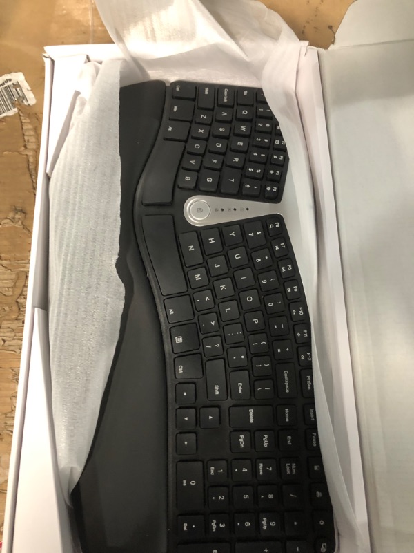 Photo 4 of Nulea Wireless Ergonomic Keyboard, 2.4G Split Keyboard with Cushioned Wrist 