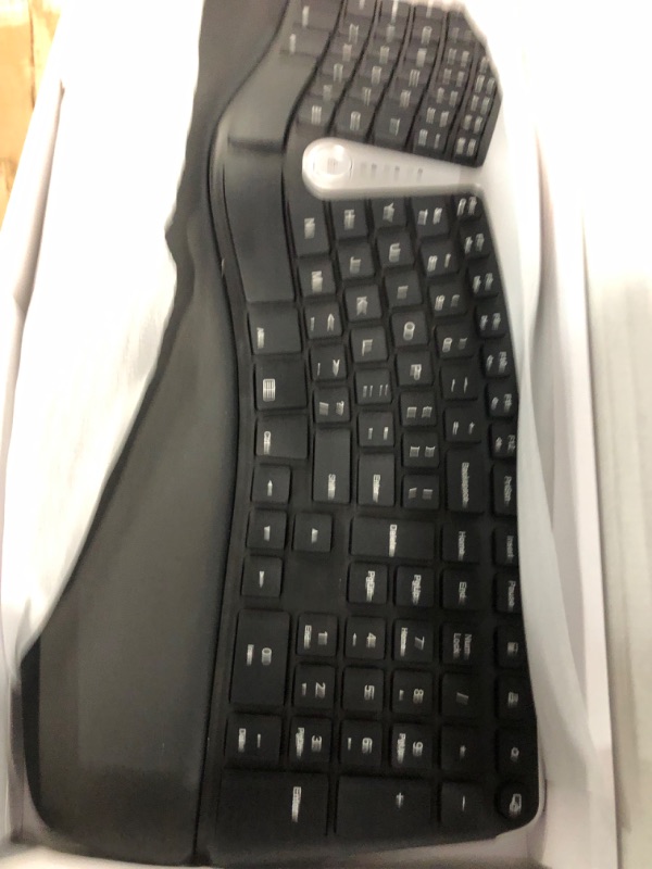 Photo 2 of Nulea Wireless Ergonomic Keyboard, 2.4G Split Keyboard with Cushioned Wrist 