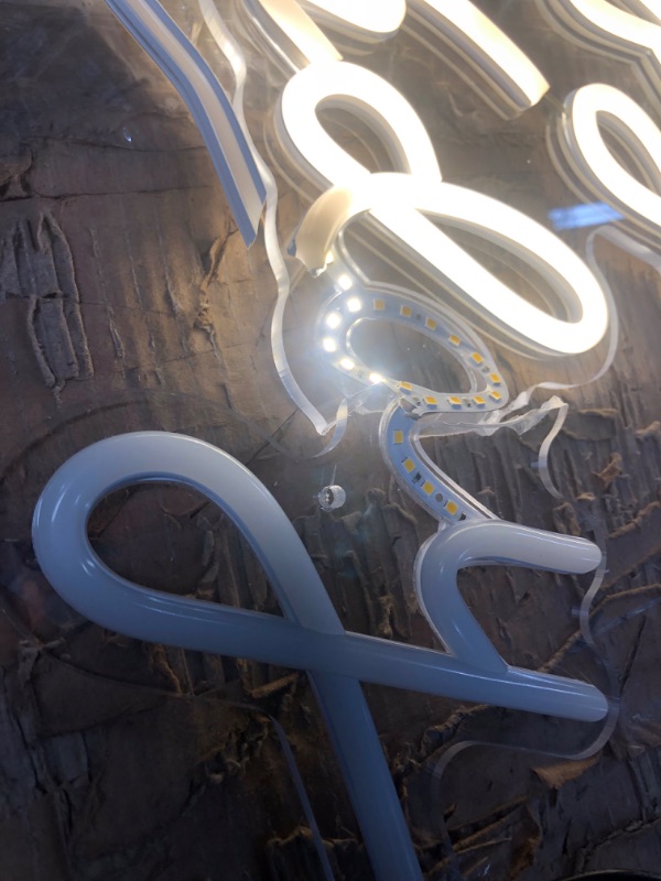 Photo 1 of ***MAJOR DAMAGE - SEE PICTURES***
Neon Happy Birthday Sign 
