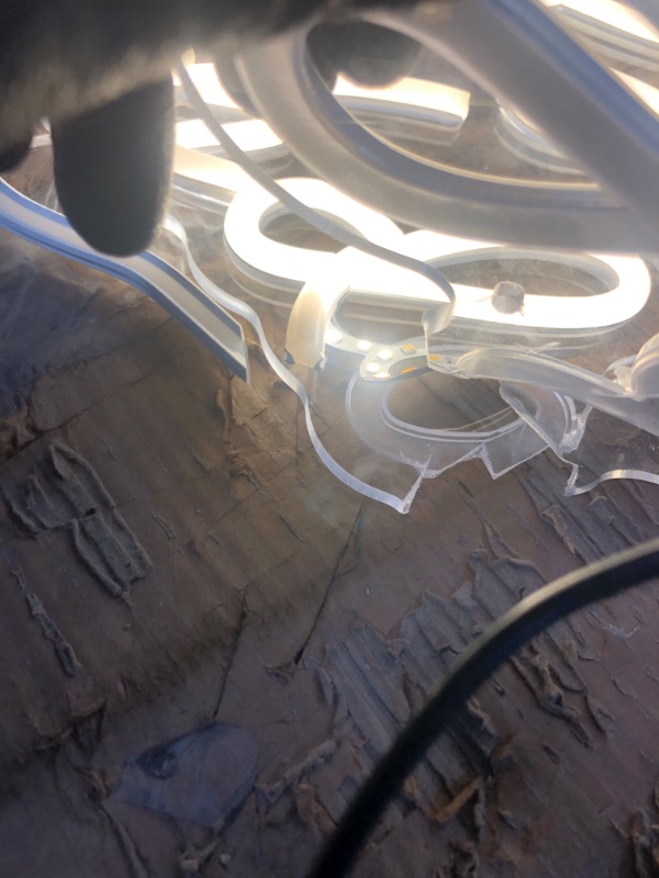 Photo 1 of ***MAJOR DAMAGE - SEE PICTURES***
Neon Happy Birthday Sign 