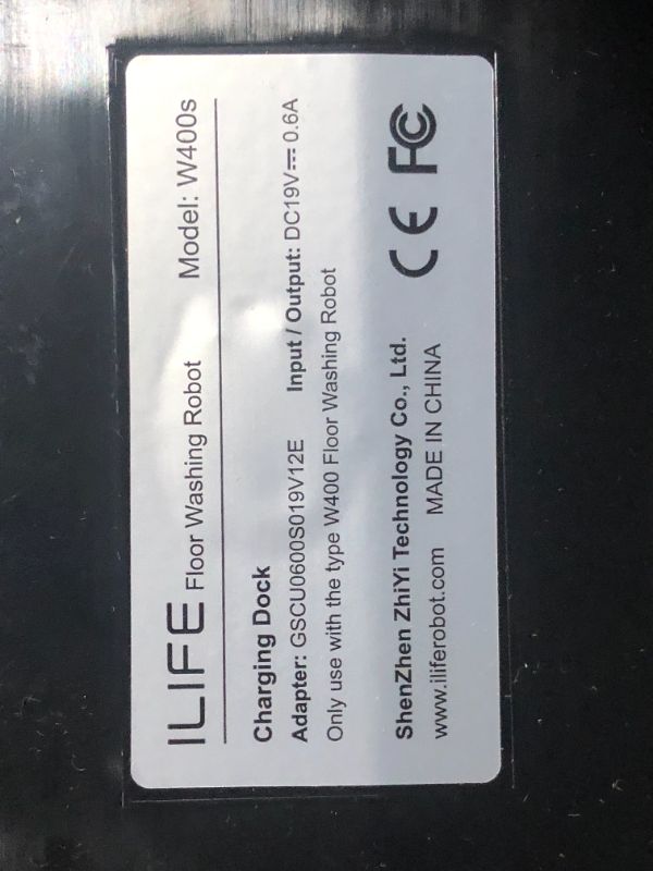 Photo 7 of ***USED AND DIRTY - POWERS ON - UNABLE TO TEST FURTHER***
ILIFE Robot Mop and Vacuum - 0.9L Water Tank Wet Scrubbing Smart Path - Black