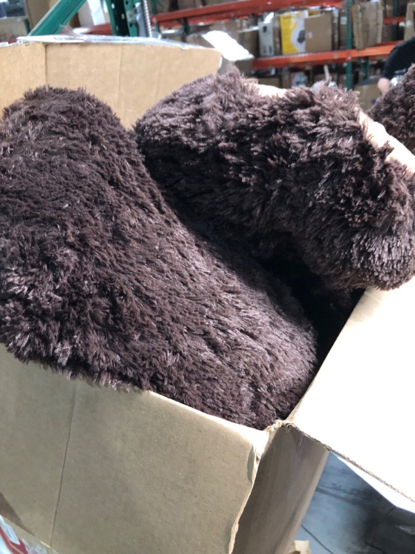 Photo 2 of **USED**
HollyHOME 5 ft Giant Teddy Bear Huge Teddy Bear with Embroidered Paw Big Plush Toy, 60 inches Chocolate Brown