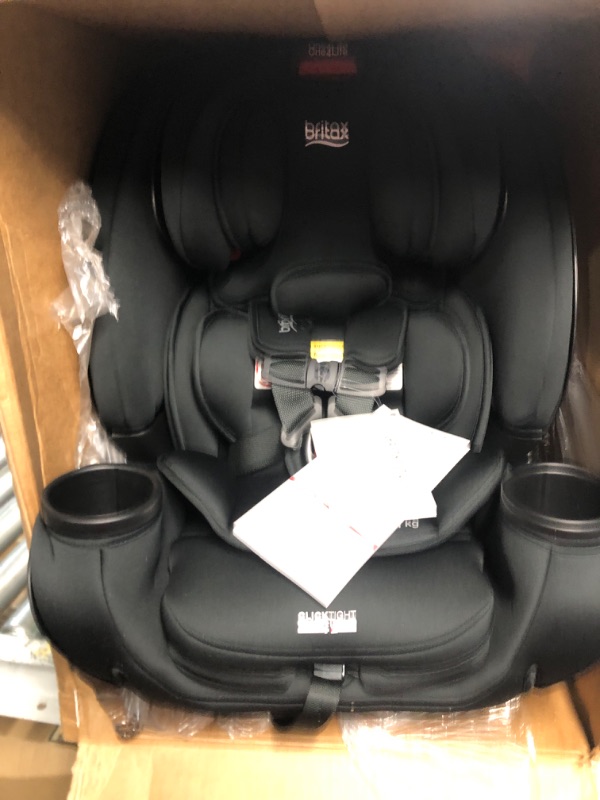 Photo 2 of Britax One4Life Convertible Car Seat, 10 Years of Use from 5 to 120 Pounds, Converts from Rear-Facing Infant Car Seat to Forward-Facing Booster Seat, Machine-Washable Fabric, Onyx