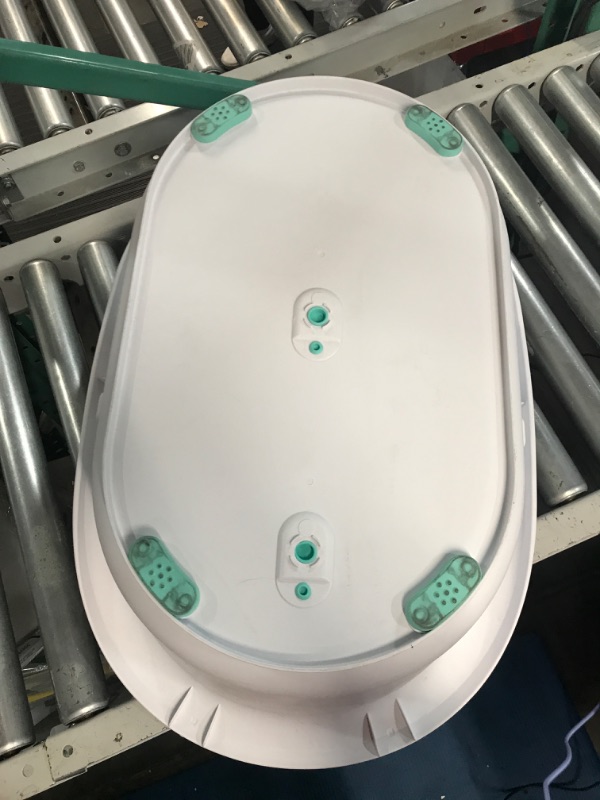 Photo 3 of 4-in-1 Grow-with-Me Bath Tub by Frida Baby Transforms Infant Bathtub to Toddler Bath Seat with Backrest for Assisted Sitting in Tub