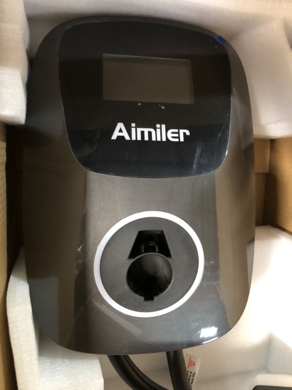 Photo 4 of *FACTORY NEW*  Aimiler EV Charger Level 2, 48A 240V 11.5KW Smart Electric Vehicle Charger with NEMA 14-50P, 25ft-Cable ETL UL Listed Indoor/Outdoor Car Charging Station with App, Wi-Fi and Bluetooth Enabled EVSE 48A/level 2