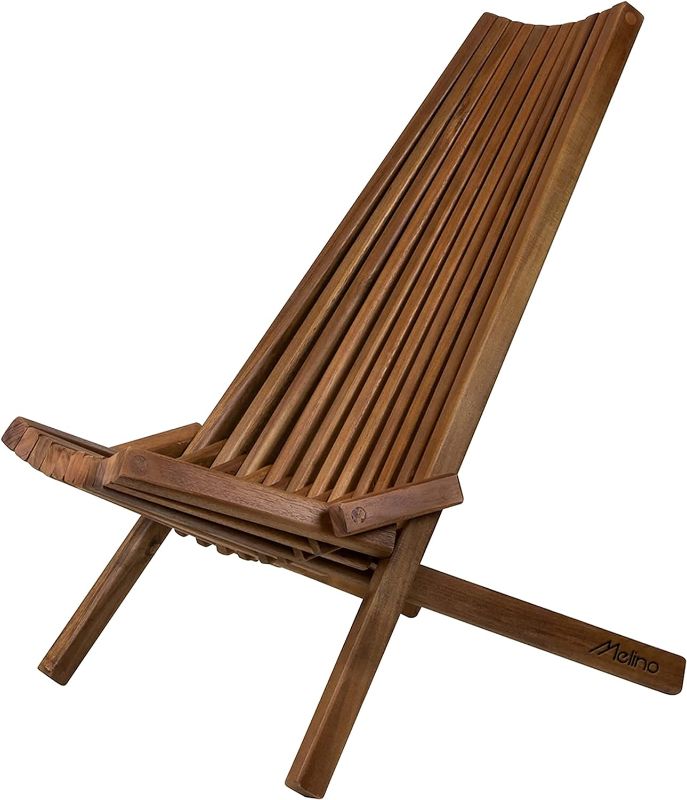 Photo 1 of Melino Wooden Folding Chair for Outdoor, 