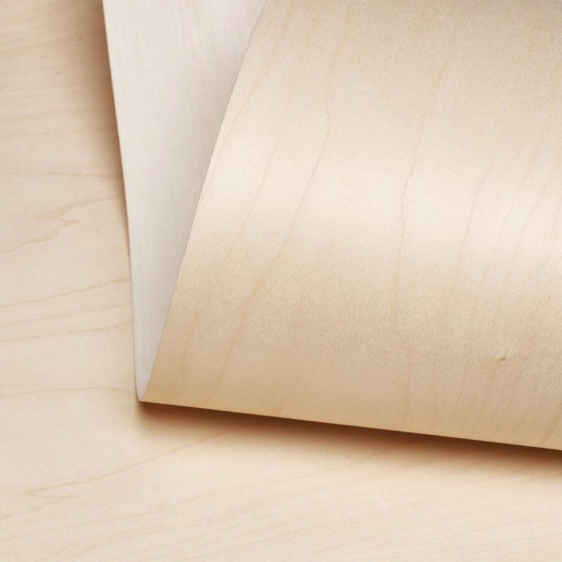 Photo 1 of  Maple Wood Veneer Sheet Flat Cut, 24” x 96”, Peel and Stick,