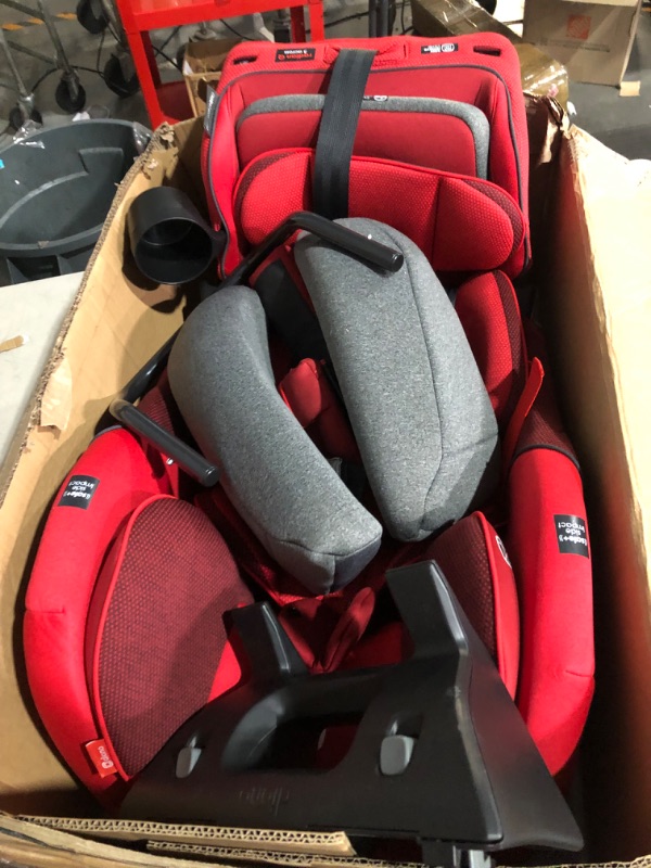 Photo 4 of Diono Radian 3QXT 4-in-1 Rear and Forward Facing Convertible Car Seat, Safe Plus Engineering, 4 Stage Infant Protection, 10 Years 1 Car Seat, Slim Fit 3 Across, Red Cherry Red Cherry QXT