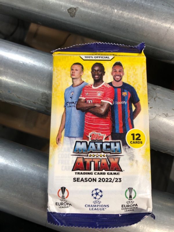 Photo 3 of 6 pack Topps Match Attax 22/23 -UEFA Champions League Football Cards