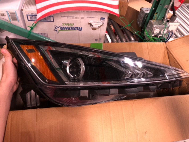 Photo 2 of *single* LABLT Headlights Replacement for 2019 2020 Hyundai Elantra(Halogen Type) Projector Headlight Assembly passenger side