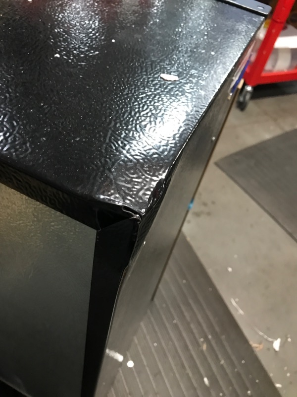 Photo 1 of *MINOR DAMAGE*
FRIGIDAIRE EFR376-BLACK 3.1 Cu Ft Black Retro Bar Fridge with Side Bottle Opene