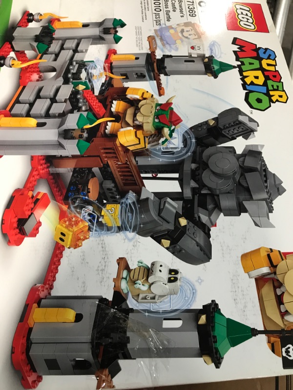 Photo 3 of LEGO Super Mario Bowser’s Castle Boss Battle Expansion Set 71369 Building Kit; Collectible Toy for Kids to Customize Their Super Mario Starter Course (71360) Playset (1,010 Pieces) Standard Packaging