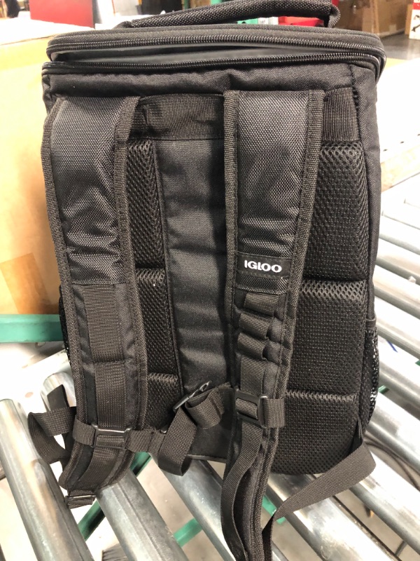 Photo 4 of Igloo Black 24 Cans Insulated Backpack Cooler