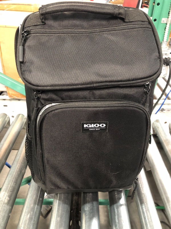 Photo 5 of Igloo Black 24 Cans Insulated Backpack Cooler