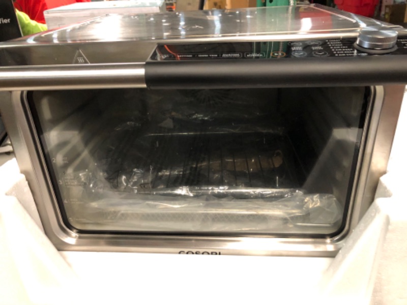 Photo 2 of **USED
COSORI 11-in-1 26-Quart Ceramic Air Fryer Toaster Oven Combo, CCO-R252-SUS