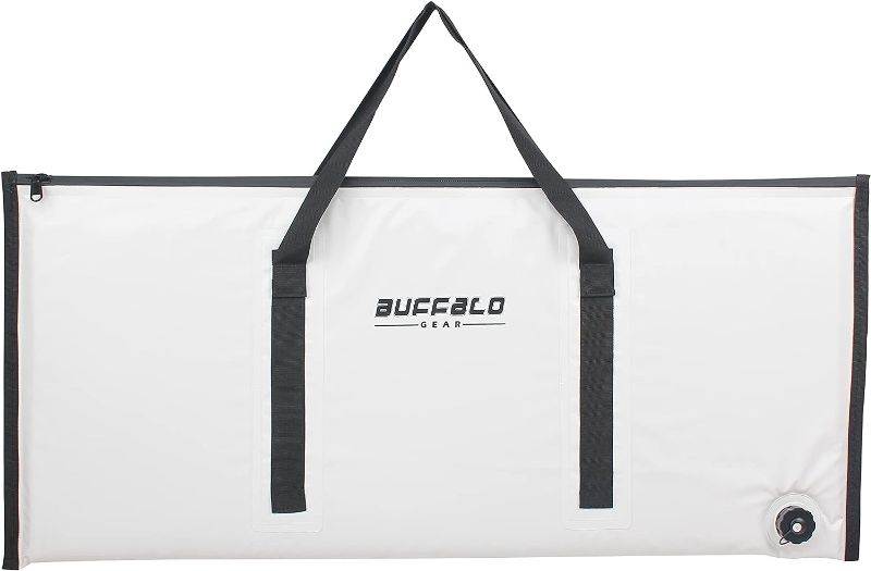 Photo 1 of *USED* *SEE CLERK NOTES* Buffalo Gear Insulated Fish Cooler Bag 40x18in,48x18in WHITE