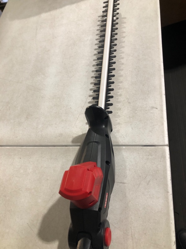 Photo 2 of **MISSING CHARGER**
MZK 20V MAX 22.4-inch Cordless Pole Hedge Trimmer 8-Feet Reach