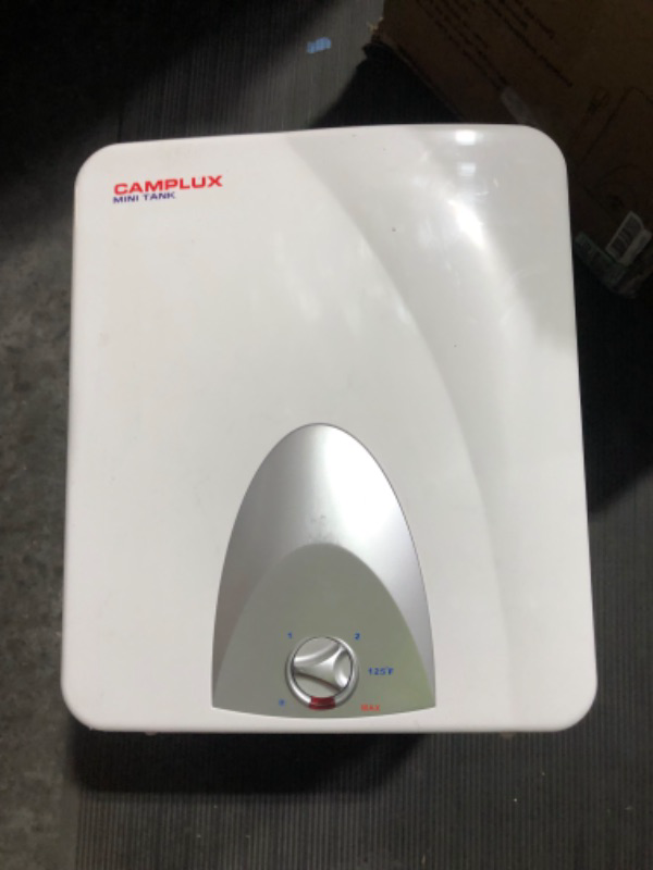 Photo 2 of **PARTS ONLY** *DAMAGE* Camplux ME60 Mini Tank Electric Water Heater 6-Gallon