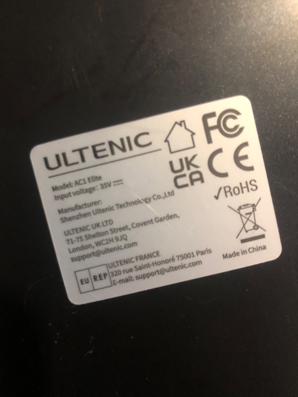Photo 1 of ***NOT FUNCTIONAL - FOR PARTS - NONREFUNDBALE - SEE COMMENTS***
Ultenic AC1 Elite Wet Dry Vacuum Cleaner, Cordless Vacuum Mop All in One