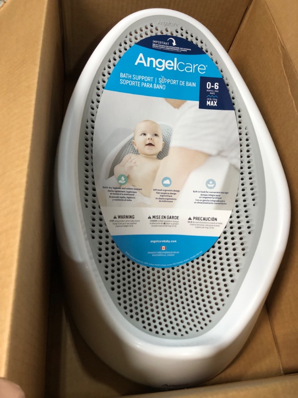 Photo 4 of Angelcare Baby Bath Support (Grey) | Ideal for Babies Less than 6 Months Old