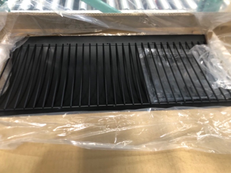 Photo 3 of Uniflasy 27 Inches Ash Pan/Drip Pan Grill Grates Replacement Part with 2pcs Fire Grate Hanger 