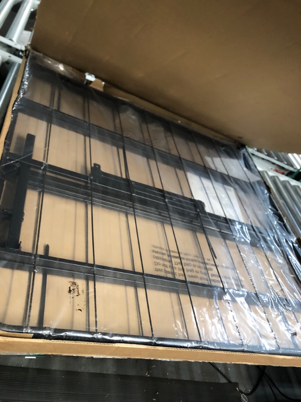 Photo 2 of Bed Frame, Foldable Metal Platform Bed Frame Foundation Box 14 Inch High, Black, Twin 