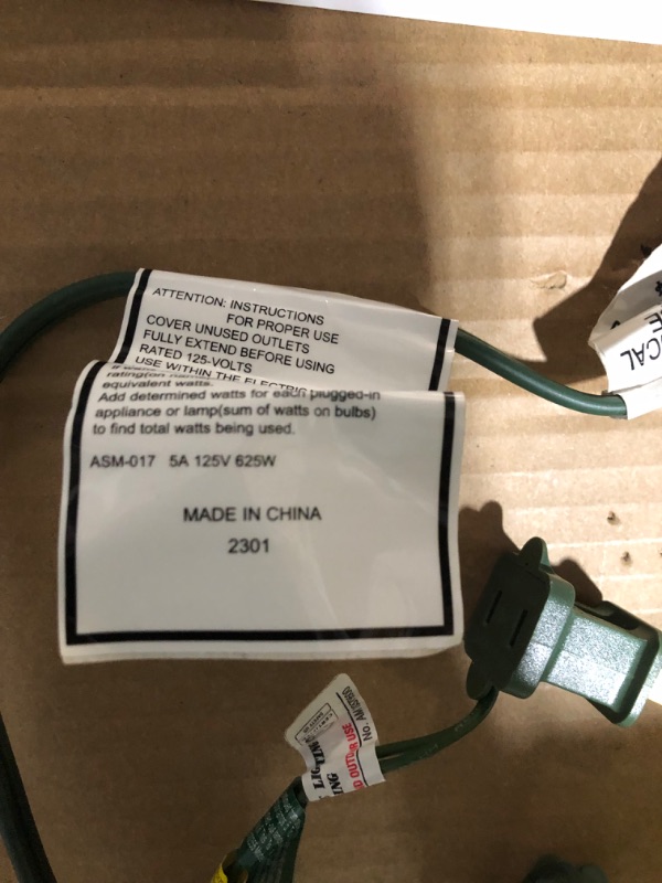 Photo 7 of **SEE CLERK NOTES** 9’ Pre-lit Kingswood Fir Pencil Artificial Christmas Tree –Clear Lights