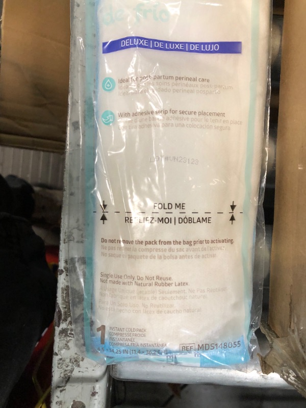 Photo 1 of Medline Deluxe Perineal Cold Packs with Adhesive Strip, 4.5 x 14.25 (Pack of 24), postpartum, great for new moms
