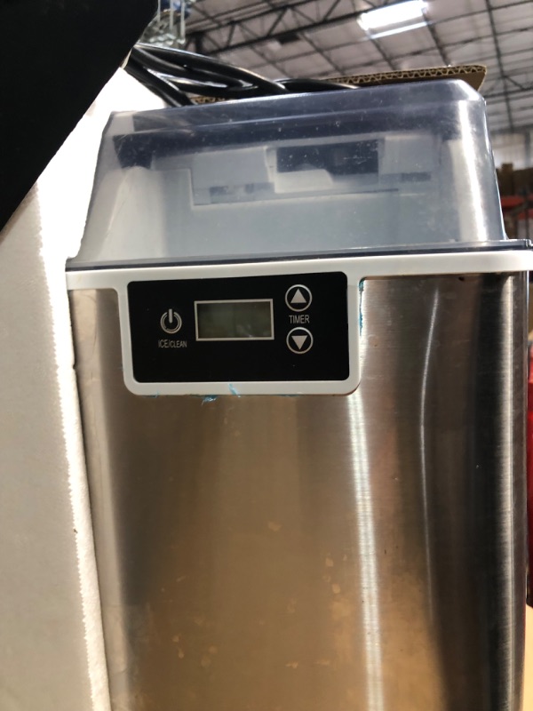 Photo 2 of **NON-REFUNDABLE-SEE COMMENTS**
OUTGAVA Nugget Ice Maker Countertop Compact Ice Making Machine with Auto-Cleaning Function, 44Lbs in 24 Hours,Portable Pellet Ice Maker Machine with Ice Scoop and Basket for Home/Office/Bar/Party 15.3x13.2x9.4in Silver 1