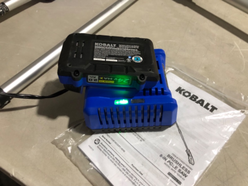 Photo 8 of ***PARTS ONLY NON REFUNDABLE***
Kobalt 24-Volt 8-in Cordless Electric Pole Saw 2 Ah (Battery Included and Charger Included)