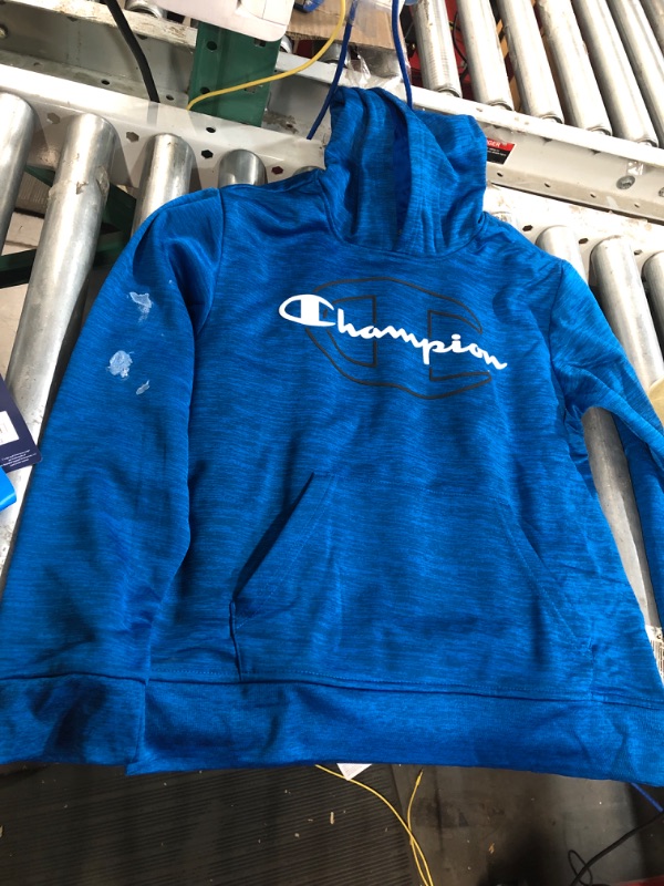 Photo 1 of champions kids blue hoodie size 10/12