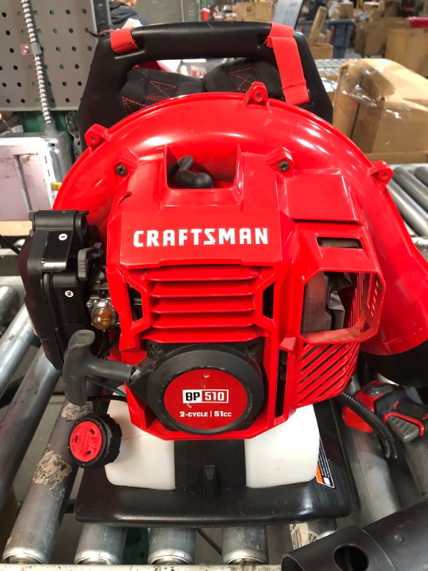 Photo 1 of CRAFTSMAN Gas Powered Backpack Leaf Blower,