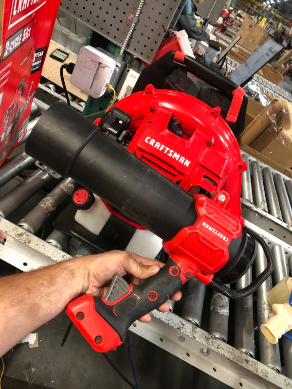 Photo 1 of CRAFTSMAN Gas Powered Backpack Leaf Blower,