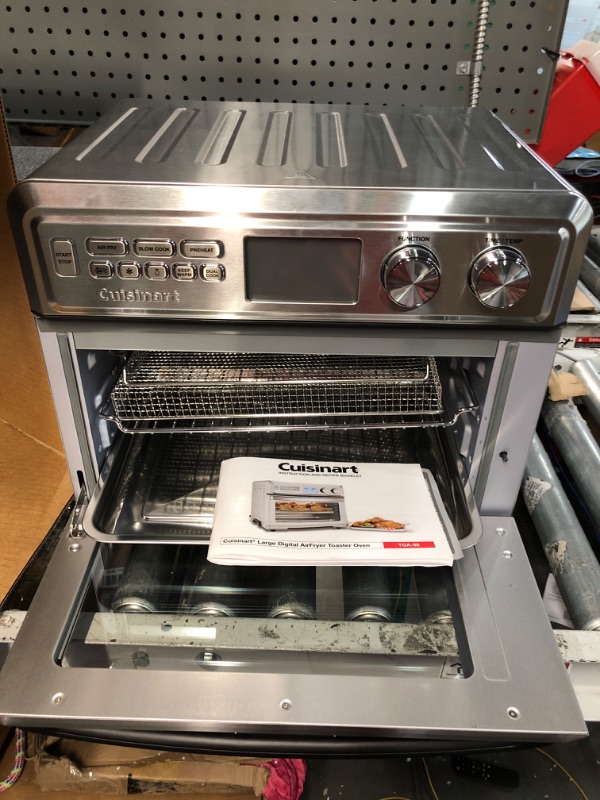 Photo 3 of **PARTS ONLY/NON-REFUNDABLE***
Cuisinart TOA-65 Digital AirFryer Toaster Oven,