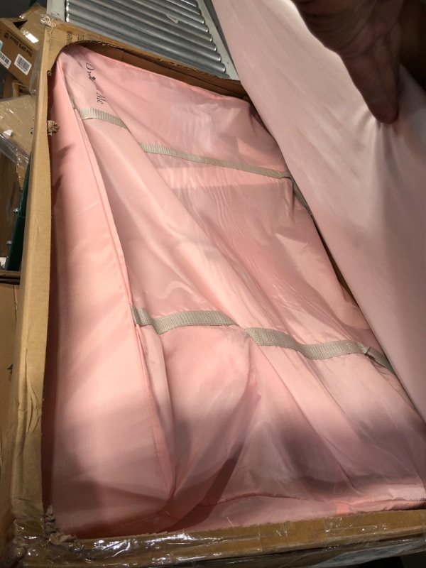 Photo 5 of Dream On Me Skylar Bassinet and Beside Sleeper in Pink, 