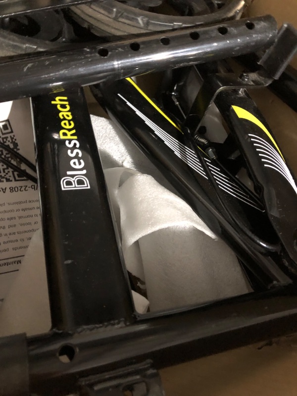 Photo 1 of **FOR PARTS ONLY**NON FUNCTIONAL*
BlessReach Economy Knee Scooter, SteerableBlack