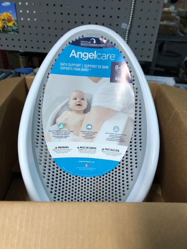 Photo 2 of Angelcare Baby Bath Support (Grey) | Ideal for Babies Less than 6 Months Old