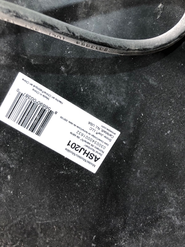 Photo 3 of **PARTS ONLY NO REFUNDS** Snow Joe ASHJ201 4.8-Gallon 4-Amp Ash Vacuum w/Metal Storage Tank, Hose, Filters, Cord Organizer & PowerSmith PAAC301 Double Layer Washable Heat-Resistant Ash and Dust Vacuum Filter, 5" x 5" x 2" 4 Amp, 4.8 Gallon Vacuum + Vacuum