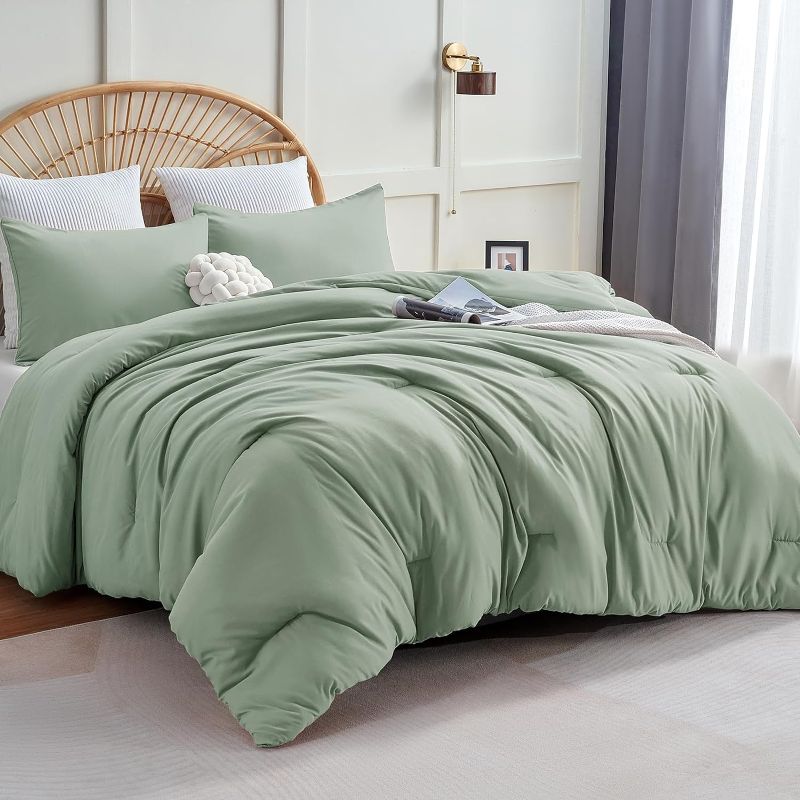 Photo 1 of ***USED - COMFORTER ONLY***
CozyLux Sage Green Comforter Queen Size