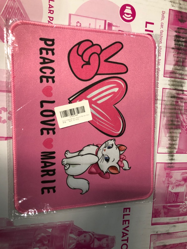 Photo 1 of Peace Love Inspired Gift Cartoon Lover Gift Movie Fans Mouse Pad Animal Cartoon(Peace-Marie)