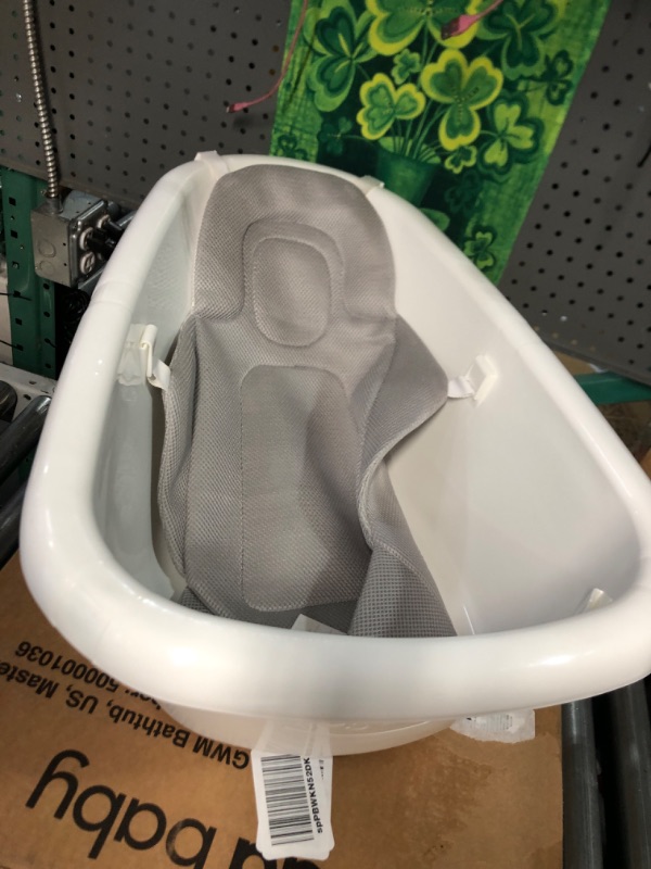 Photo 2 of 4-in-1 Grow-with-Me Bath Tub by Frida Baby Transforms Infant Bathtub to Toddler Bath Seat with Backrest for Assisted Sitting in Tub