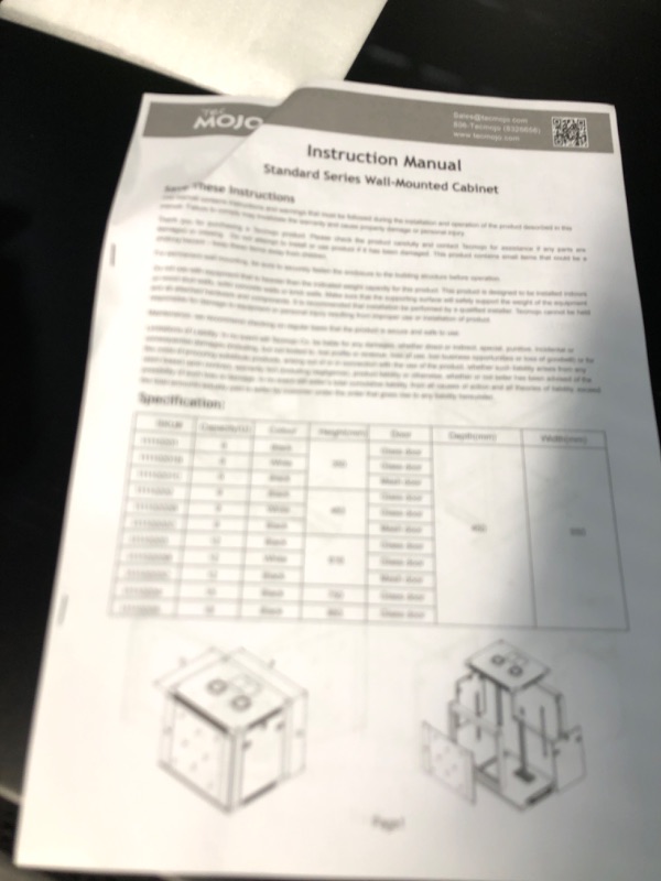 Photo 3 of 6U Wall Mount Server Cabinet IT Network Rack Enclosure by Tecmojo, Lockable Glass Door and Side Panels, 450mm Deep, Black Computer/Electronics Equipment Data Rack