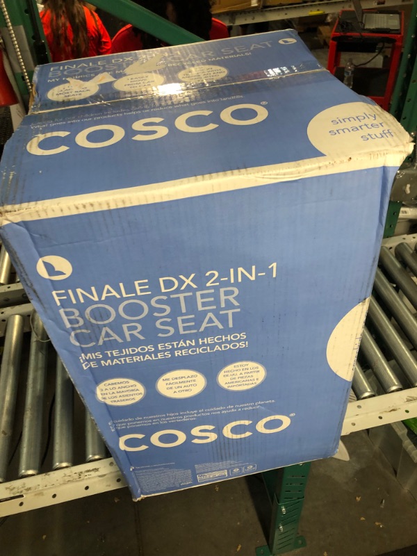 Photo 2 of Cosco Finale DX 2-in-1 Booster Car Seat, Forward Facing 40-100 lbs, Rainbow