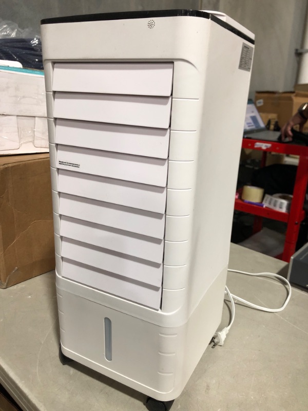 Photo 2 of * functional * missing ice packs * 
Portable Air Conditioner, 3-IN-1 Evaporative Air Cooler Windowless, 4 Modes & 3 Speeds Personal Swamp Cooler