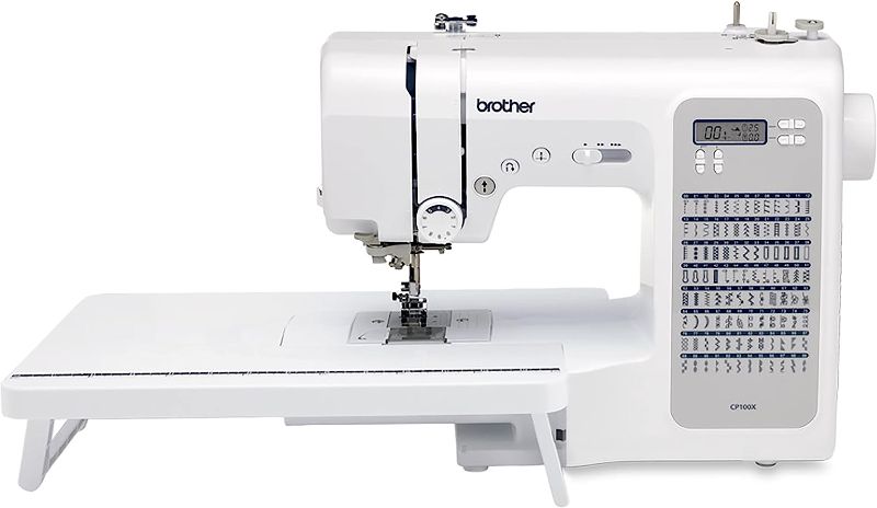 Photo 1 of **ERROR MESSAGE, NON-FUNCTIONAL, PARTS ONLY** Brother CP100X Computerized Sewing and Quilting Machine, 